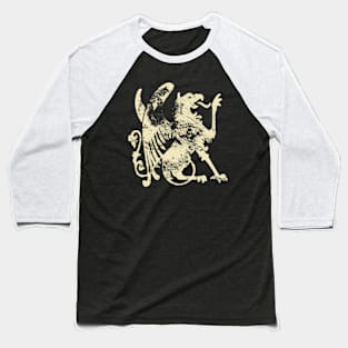 fashion vintage lion dragon Baseball T-Shirt